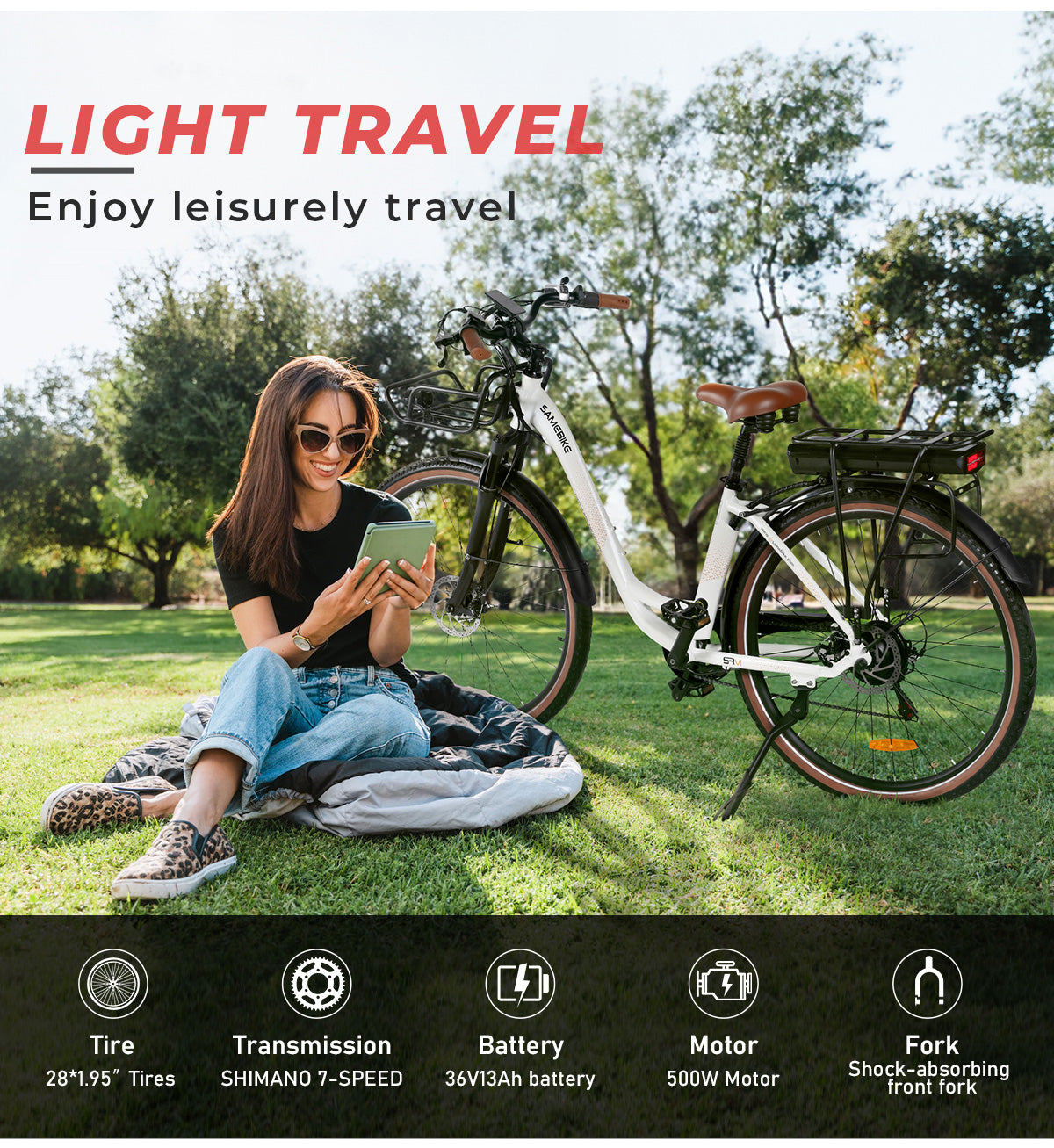 SAMEBIKE RS-A07 500W Electric Bike SAMEBIKE RS-A07 500W Electric Bike